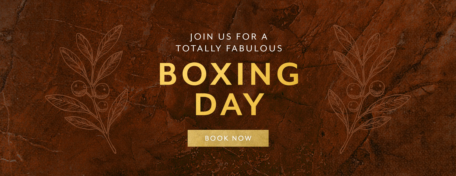 Boxing Day menu at The Old Bull & Bush