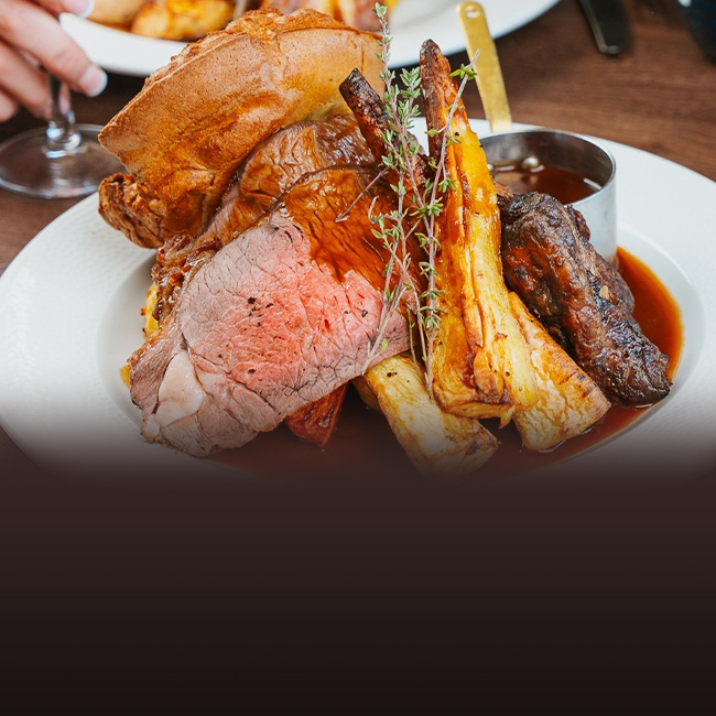 Sunday menu at The Old Bull & Bush