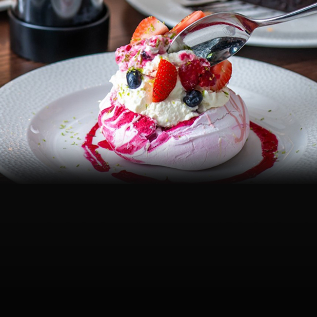 Dessert menu at The Old Bull & Bush