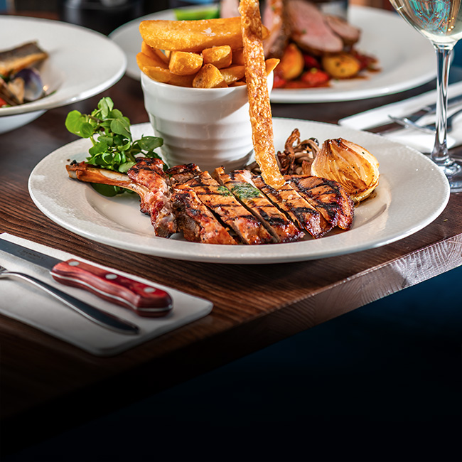 A La Carte menu at The Old Bull & Bush