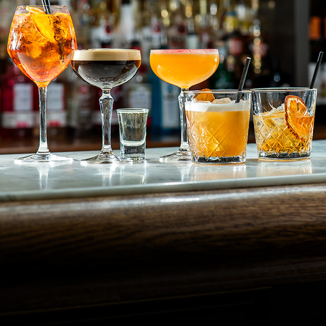 Wine & Drinks menu at The Old Bull & Bush