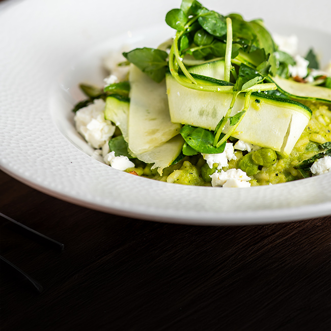 Vegan menu at The Old Bull & Bush